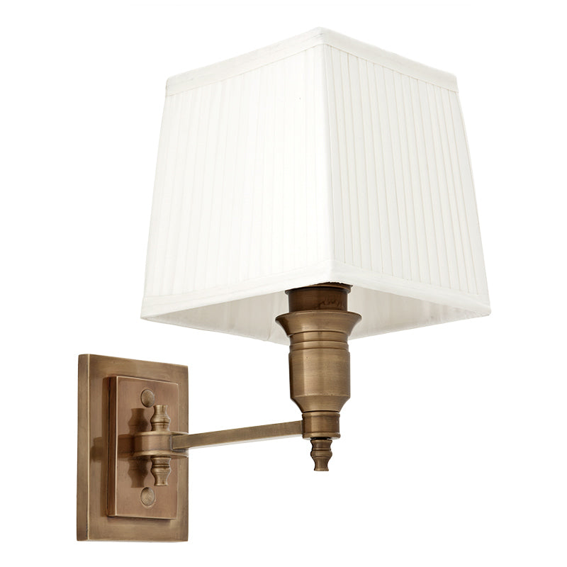 Wandlamp Lexington Single - White shade