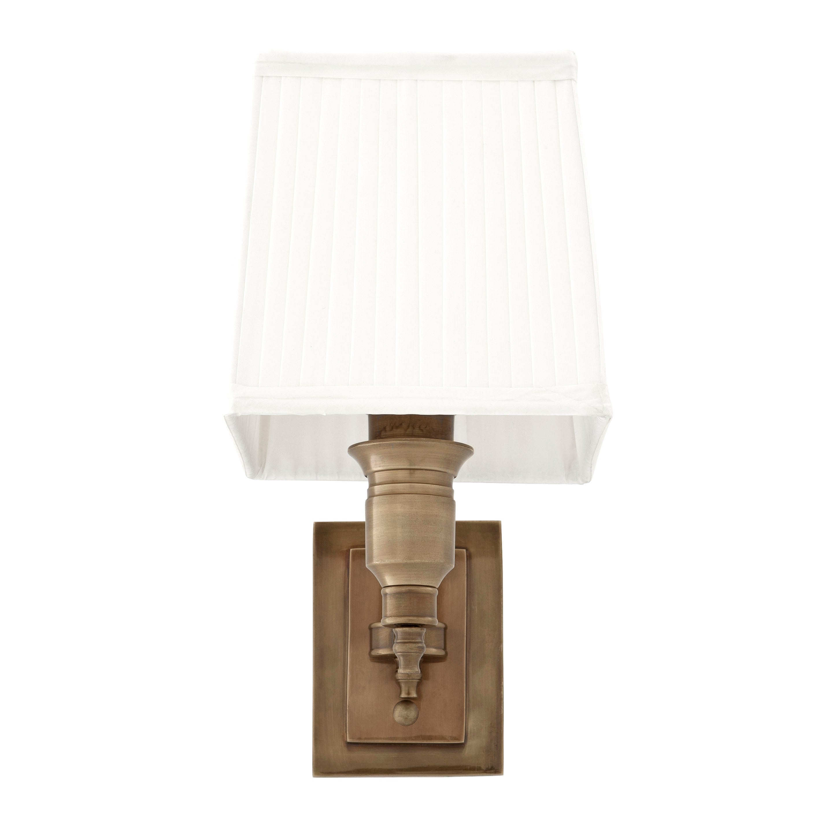 Wandlamp Lexington Single - White shade