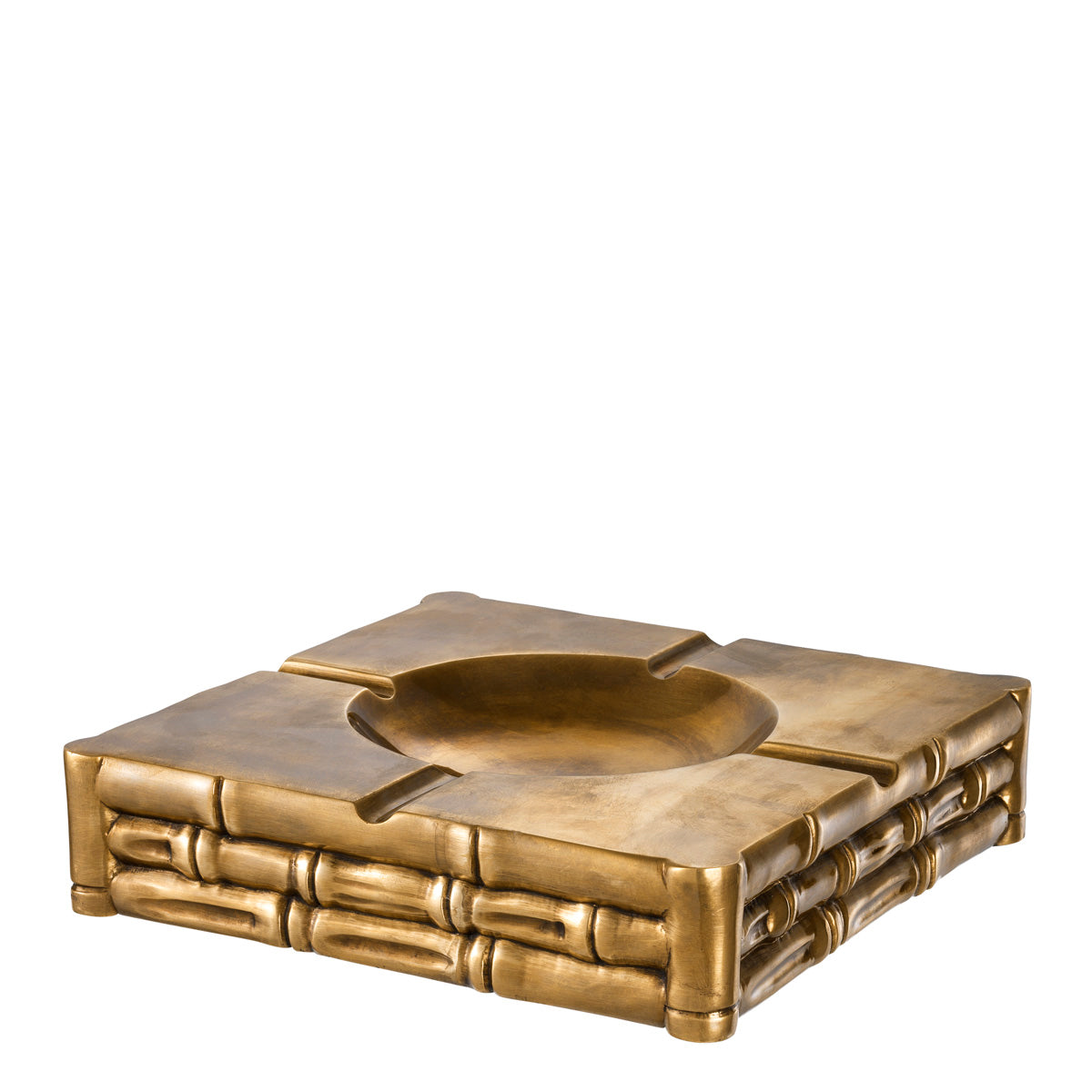 Asbak Bamboo - Brass