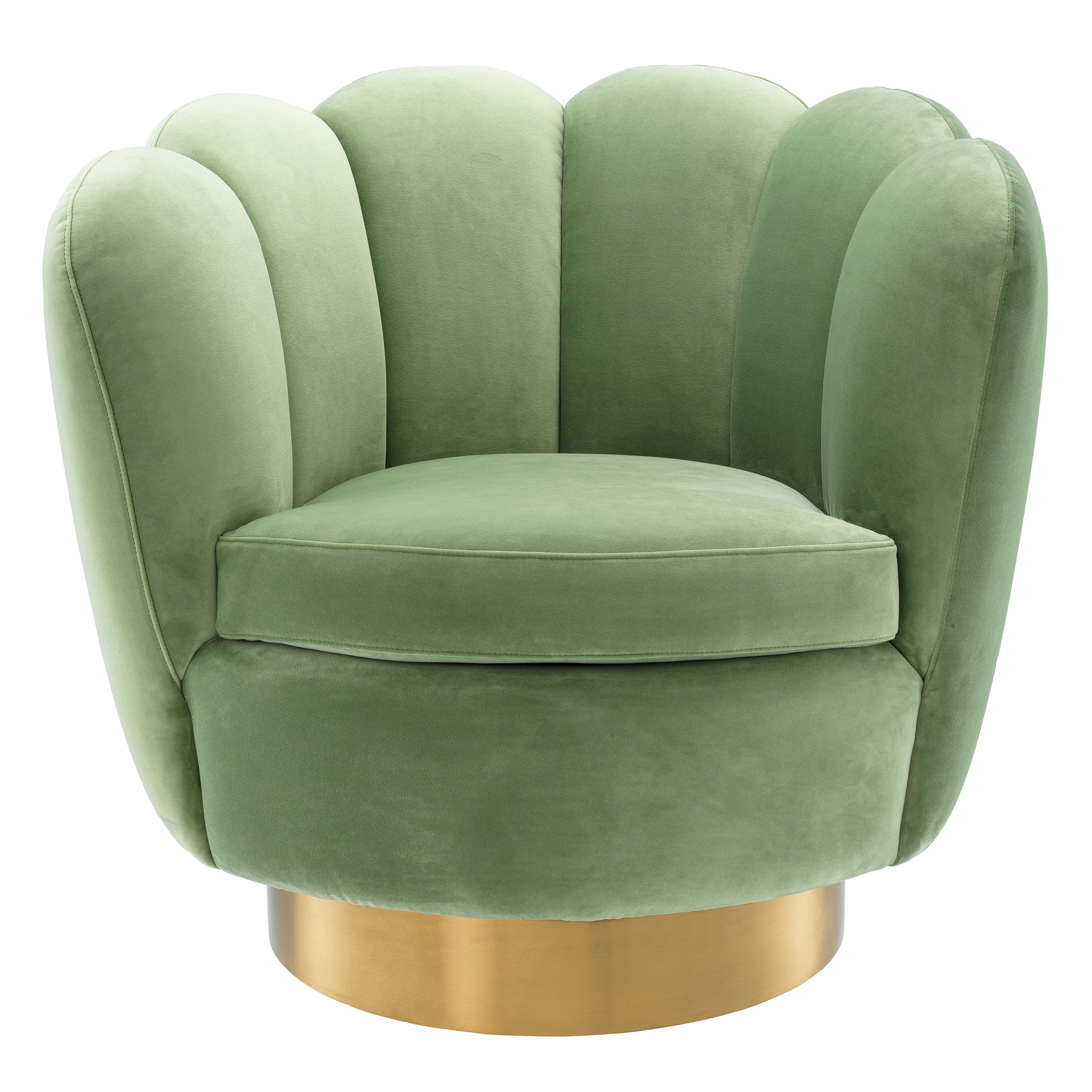 Draaifauteuil Mirage - Savona pistache green velvet