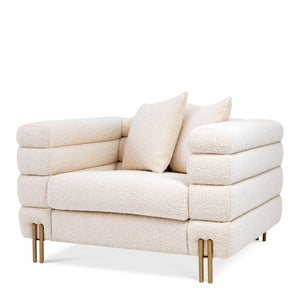 Fauteuil York - Bouclé cream