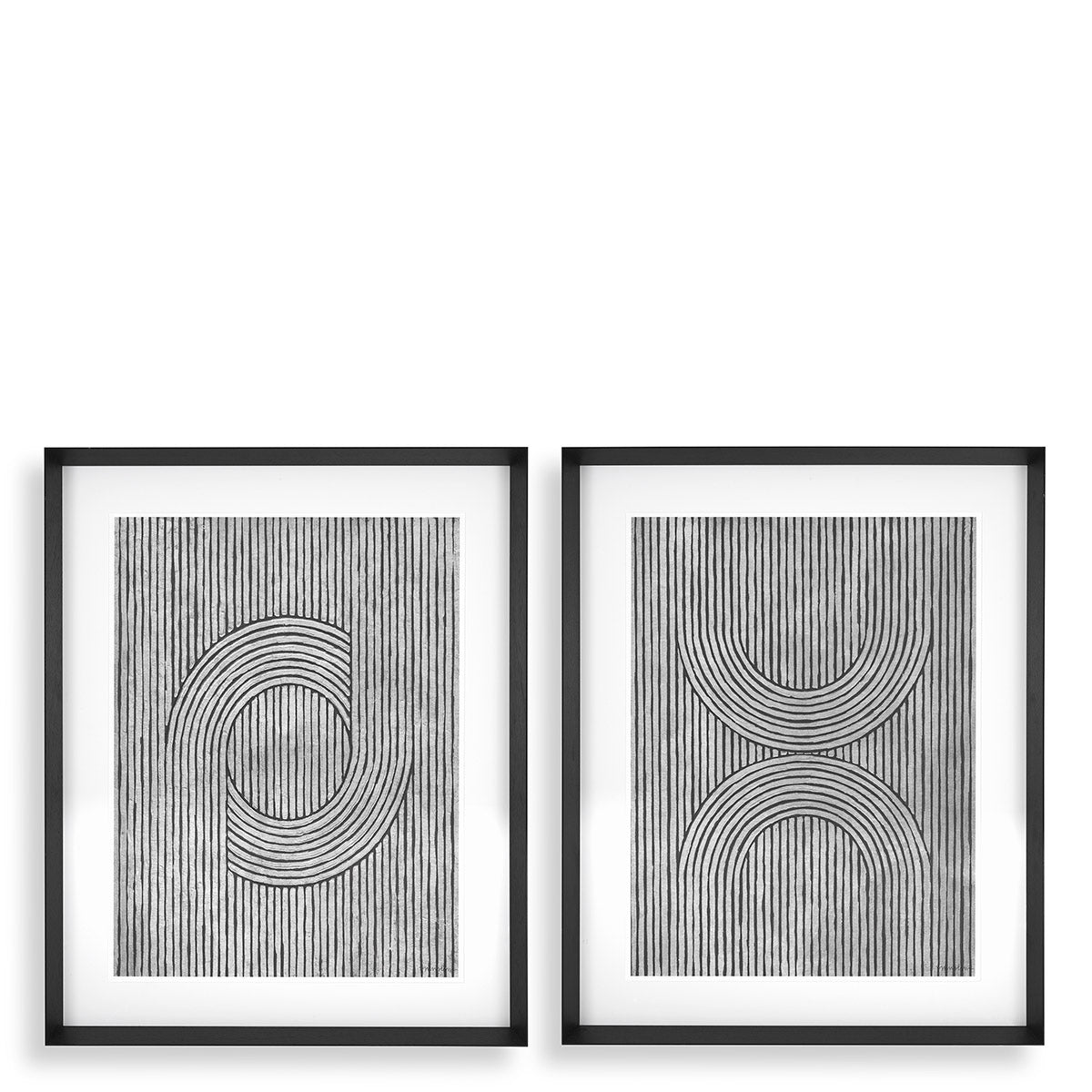 Print 'Cedar grooves' (set van 2)