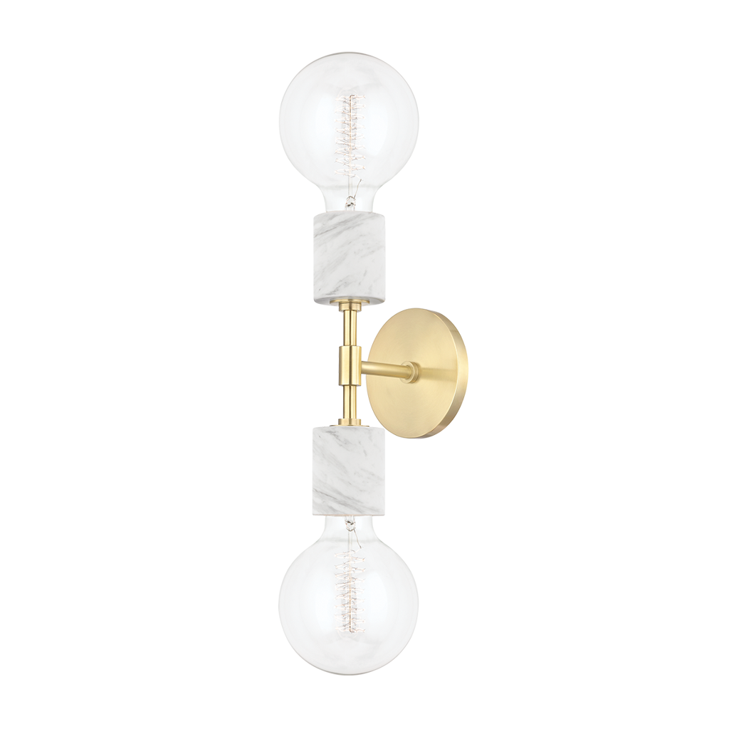 2 LIGHT WALL SCONCE