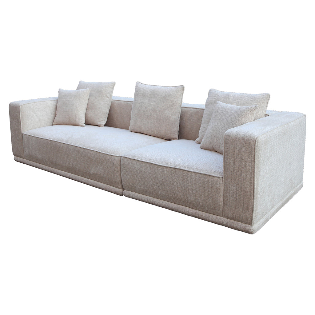 Sofa Lusso - S - Beige chenille