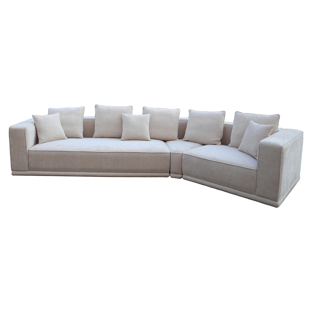 Sofa Lusso - L - Beige chenille