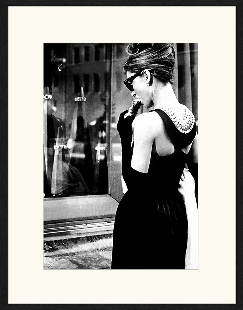 Print 'Audrey Hepburn Windowshopping'