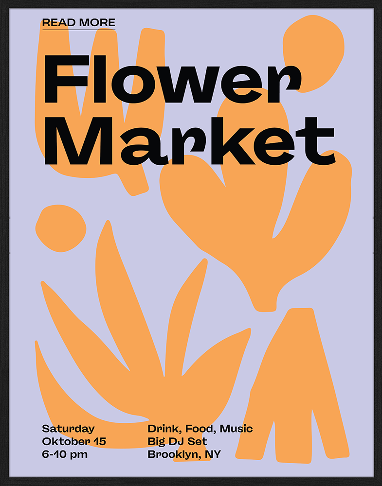 Print 'Flower Market'