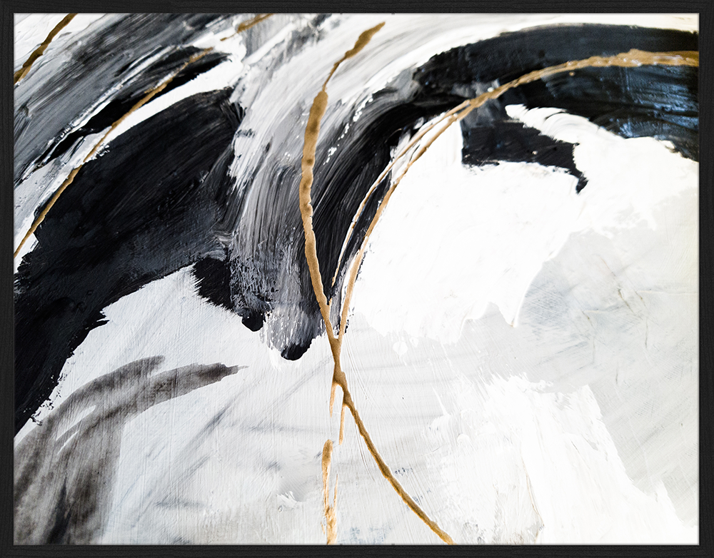 Print 'Abstract Black and Gold'