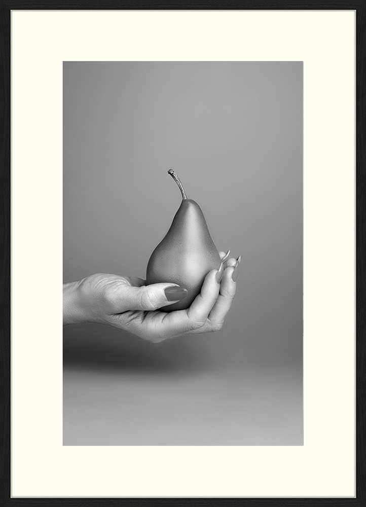 Print 'Holding a Pear'