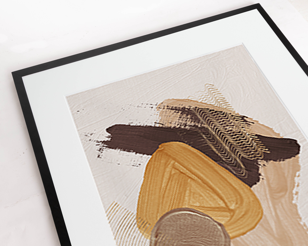 Print 'Abstract Art in Earth Tones'