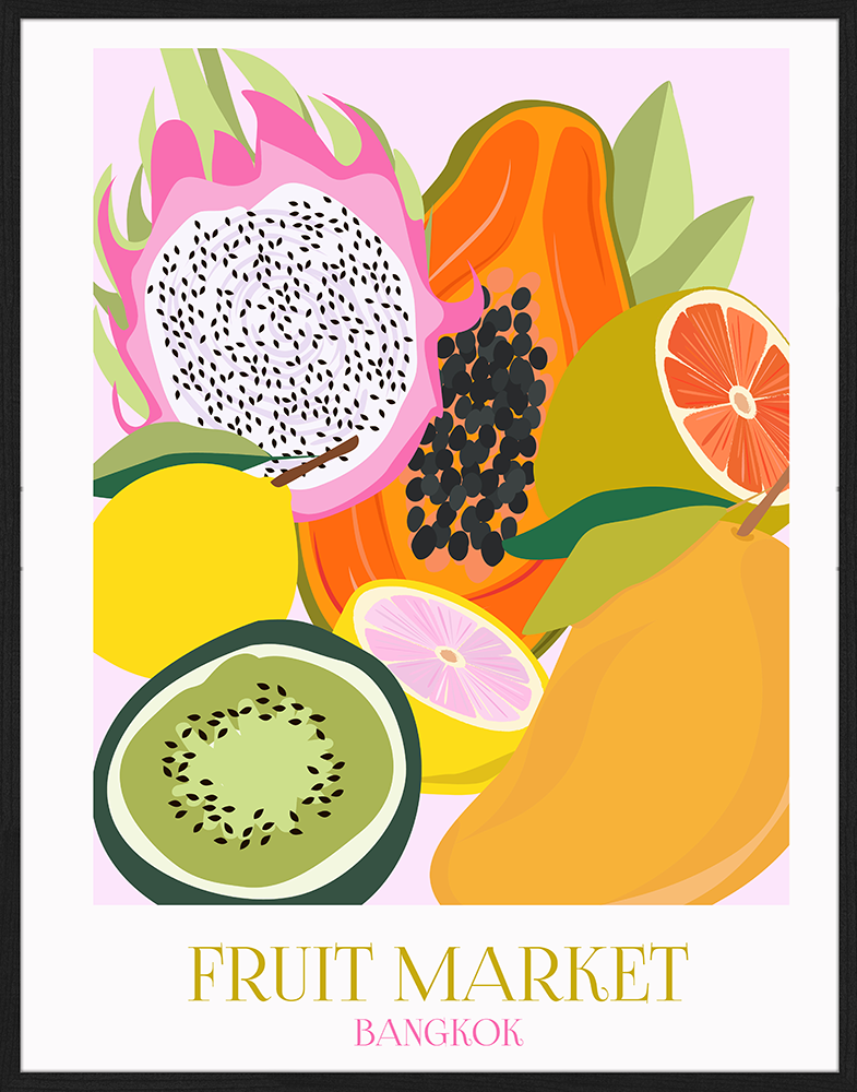 Print 'Fruit Market Bangkok'