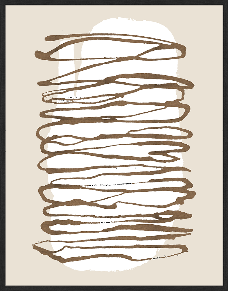 Print 'Brown Abstract Lines'