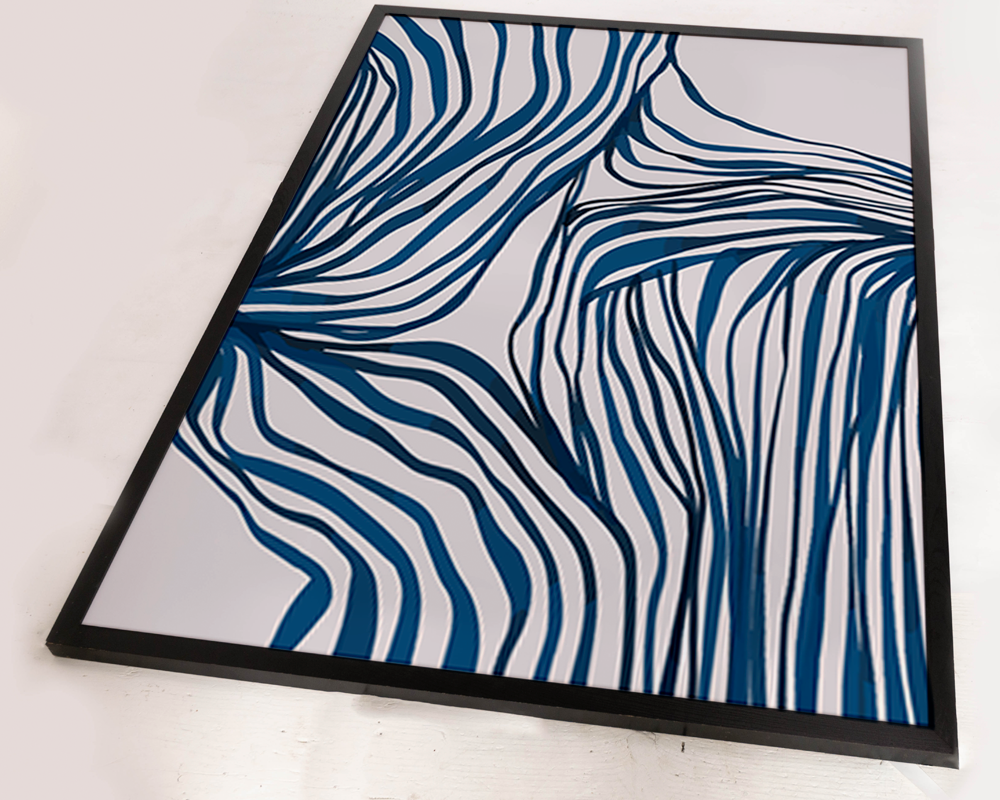 Print 'Abstract Blue'