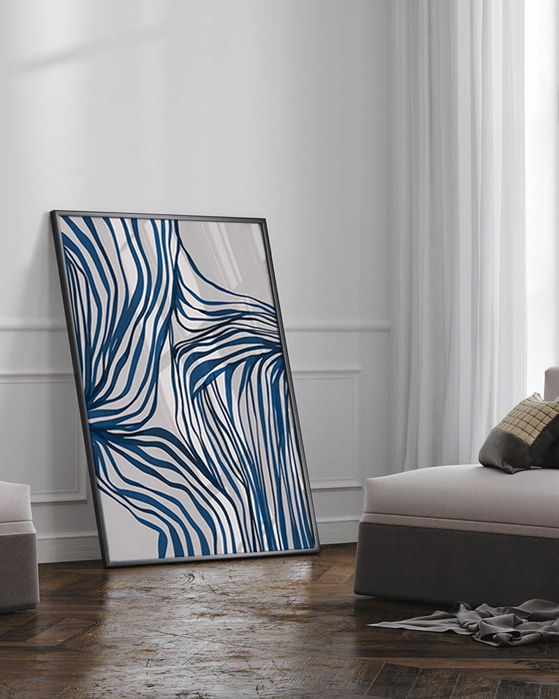 Print 'Abstract Blue'