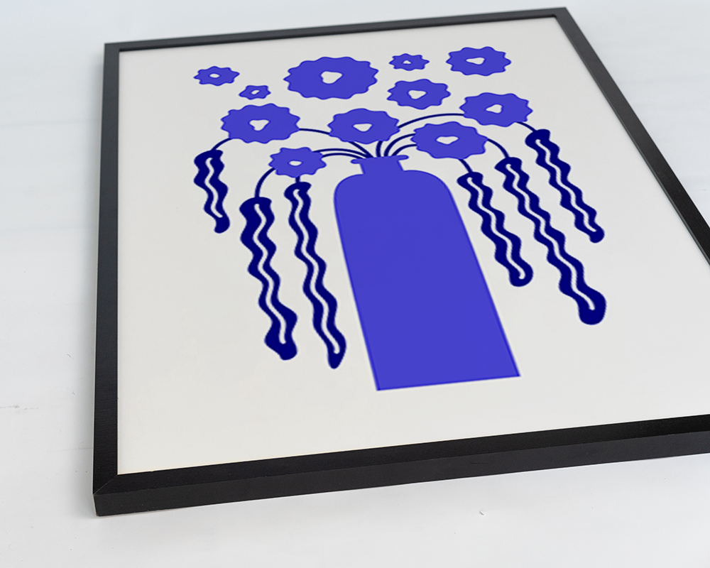 Print 'Blue Vase'