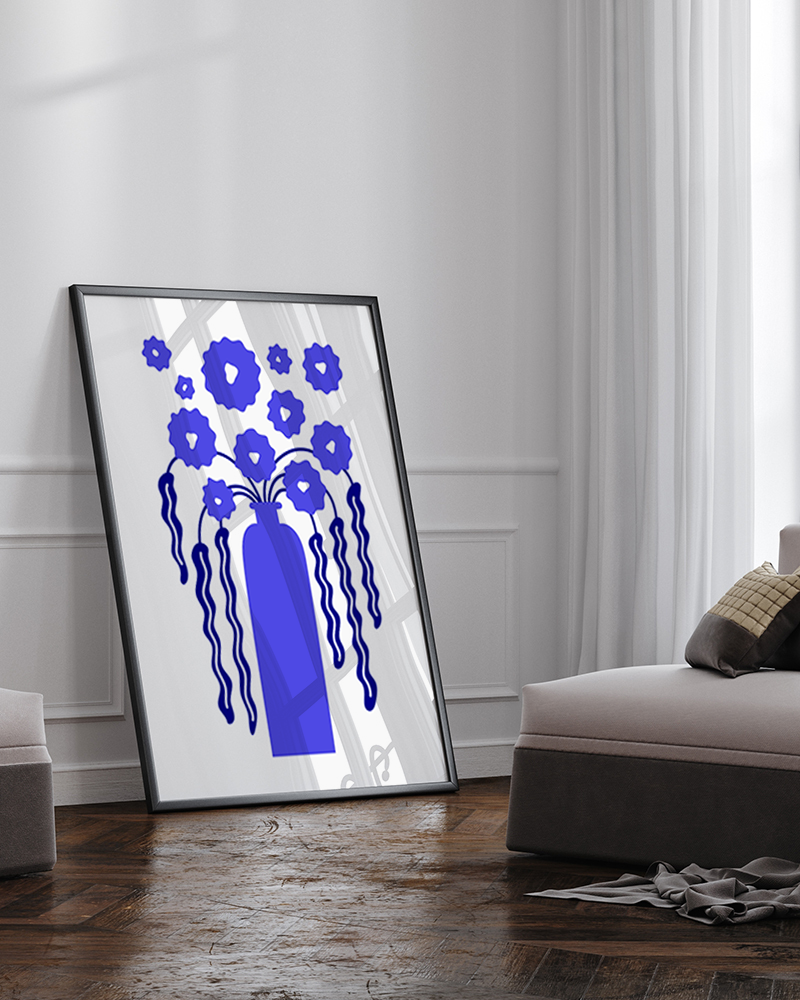 Print 'Blue Vase'