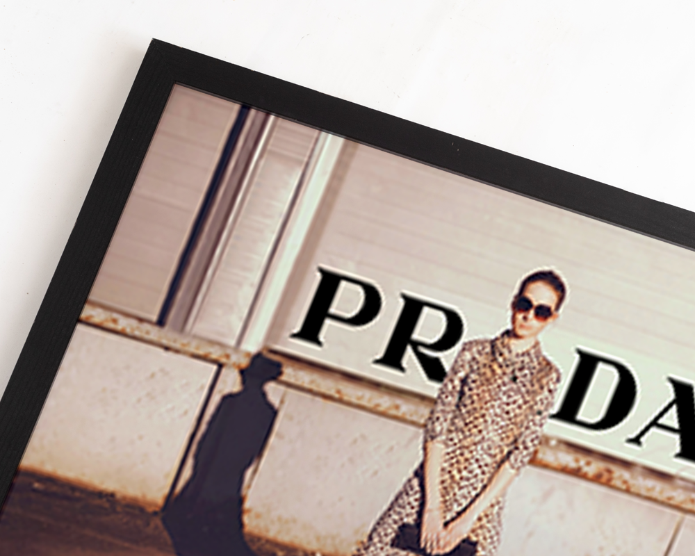 Print 'Prada Shopping'