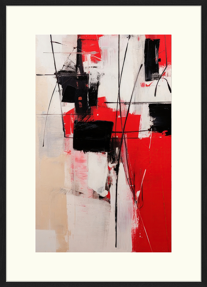 Print 'Abstract Red'