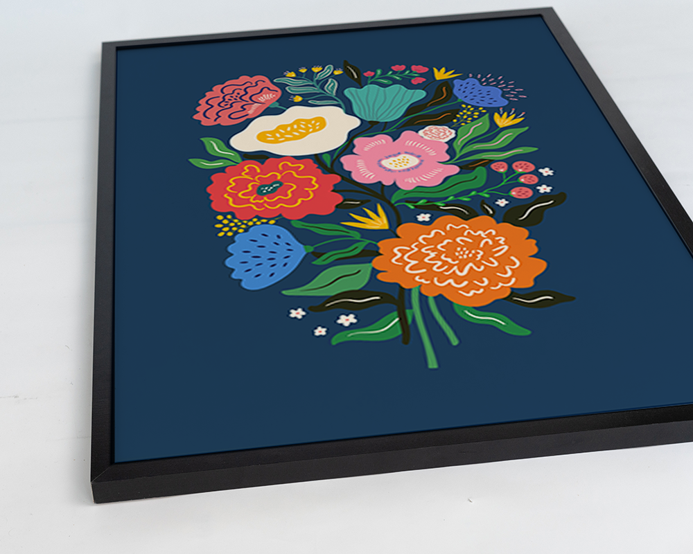 Print 'All The Flowers & Blue'