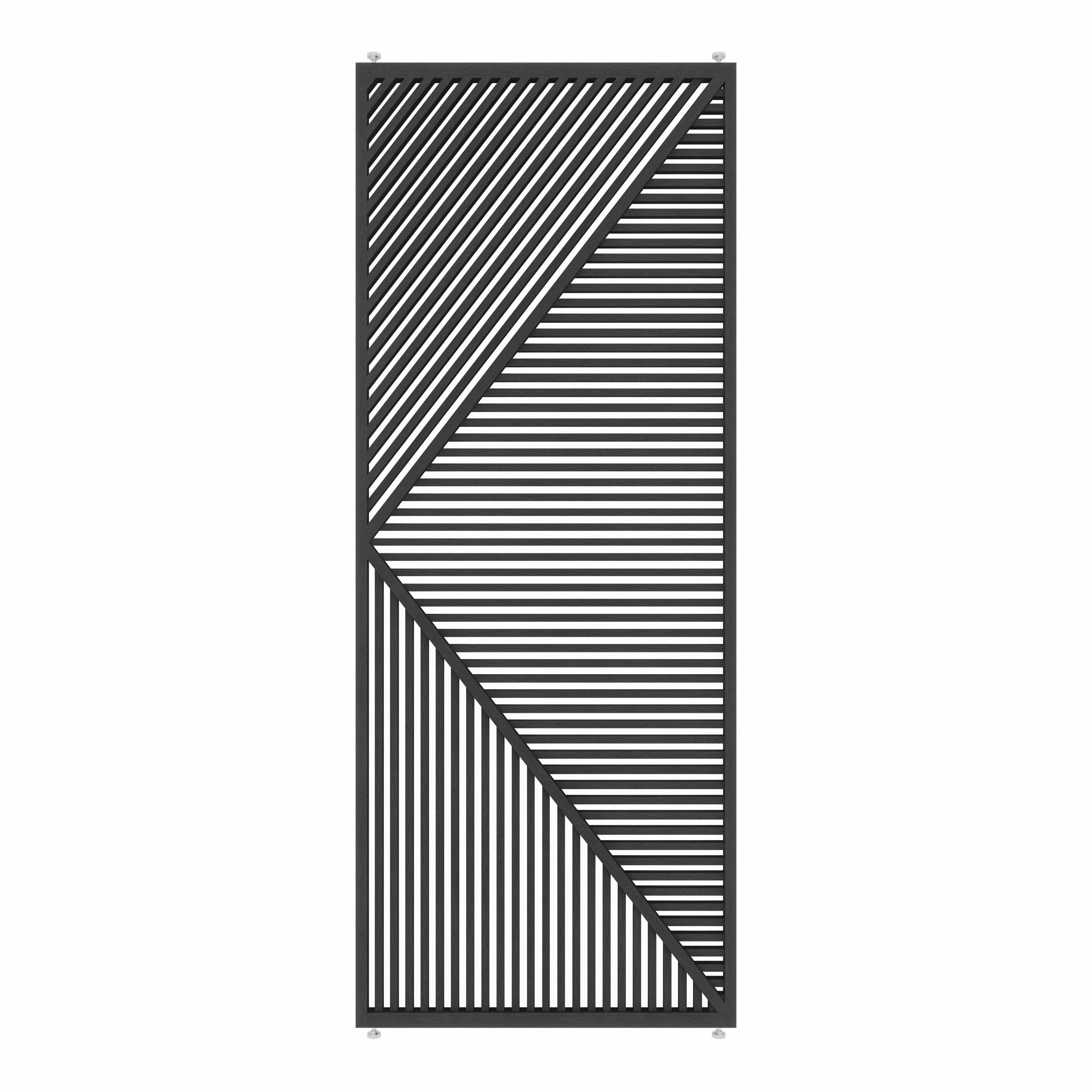 Roomdivider Shibuya - 265 cm - Zwart mat