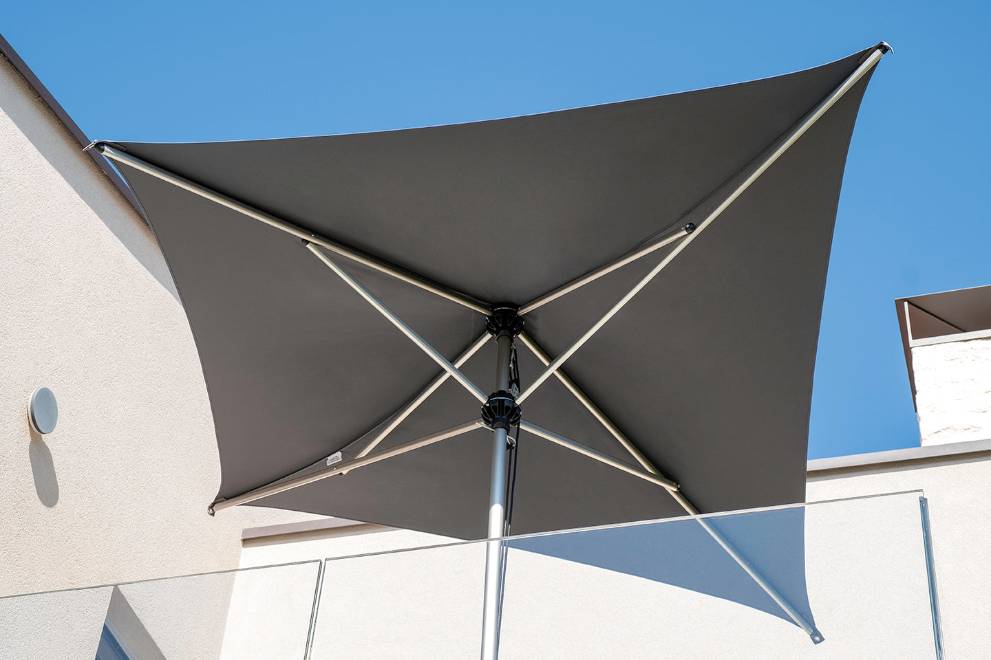 Parasol Vela 200x200 - Titanium