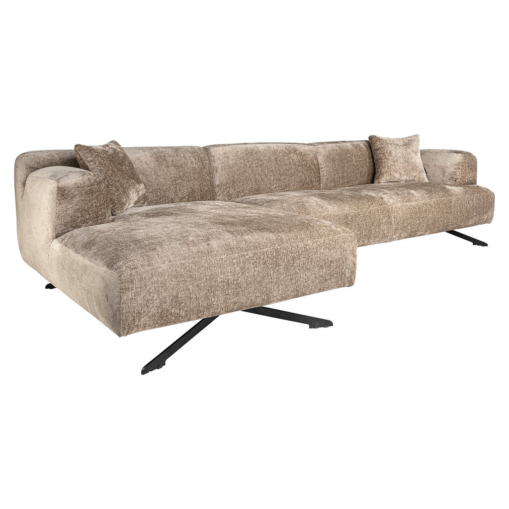 Sofa Donovan - Taupe chenille (lounge links)