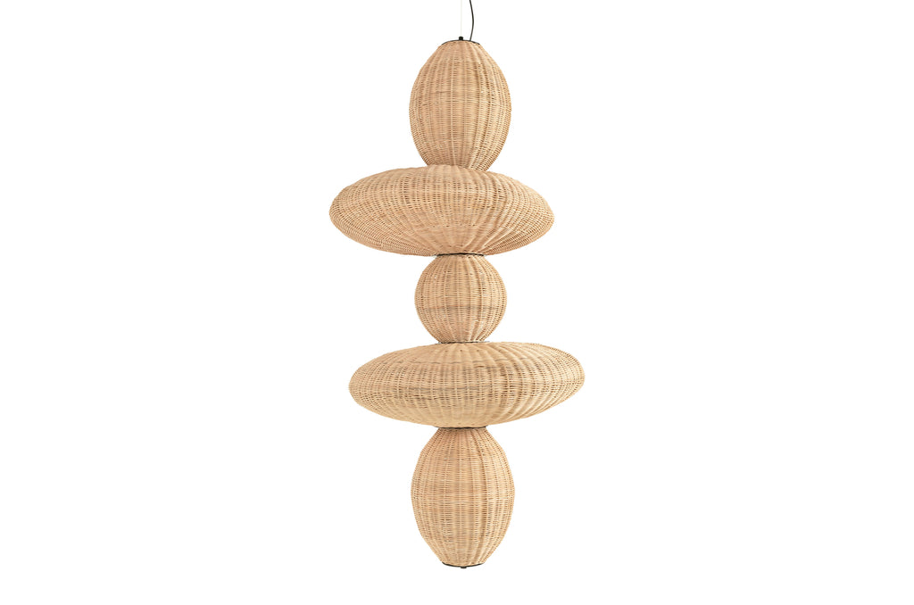 Hanglamp Bubbles Pendant - Rattan - XL