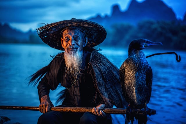 Cormorant fisherman