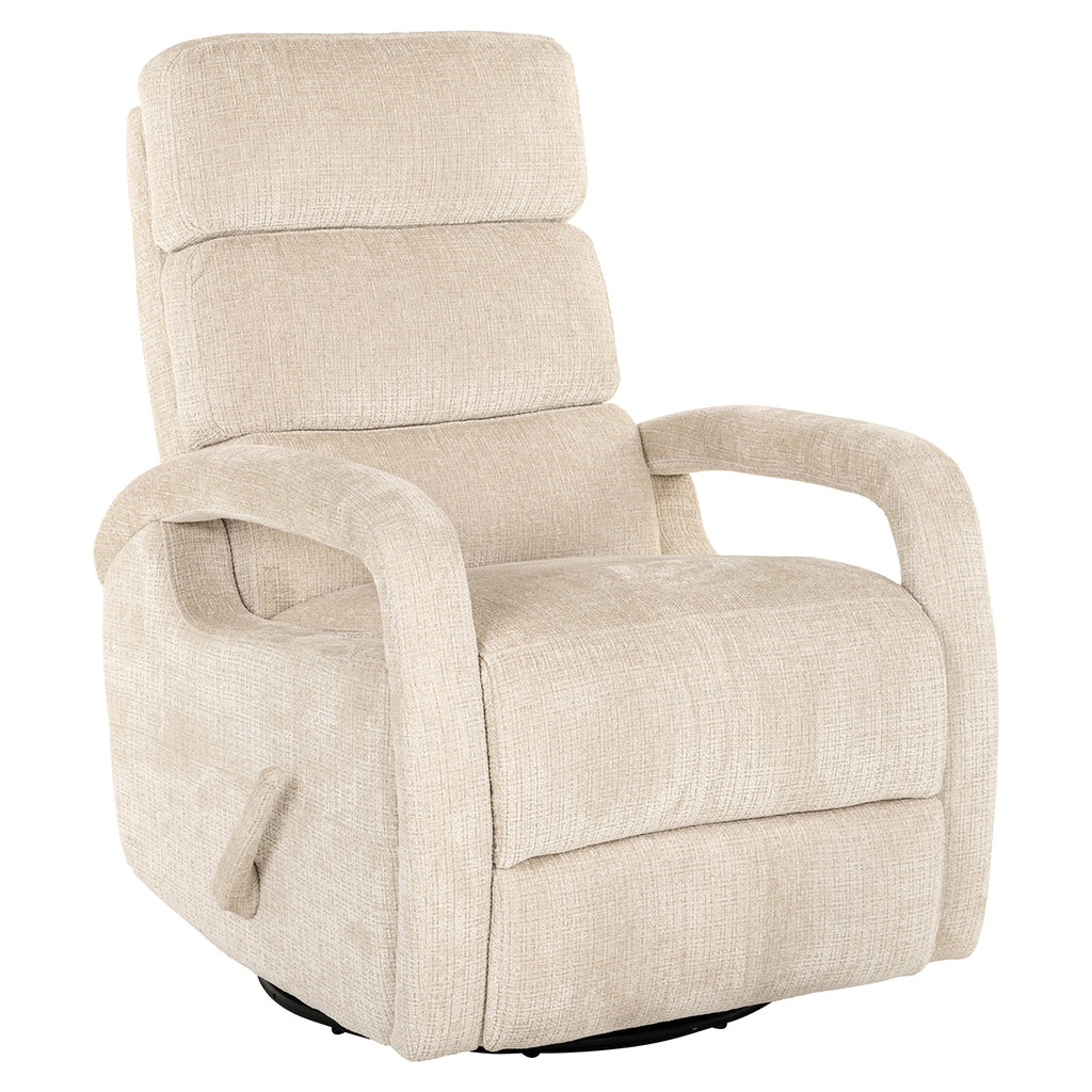 Relax draaifauteuil Denvi - Beige chenille