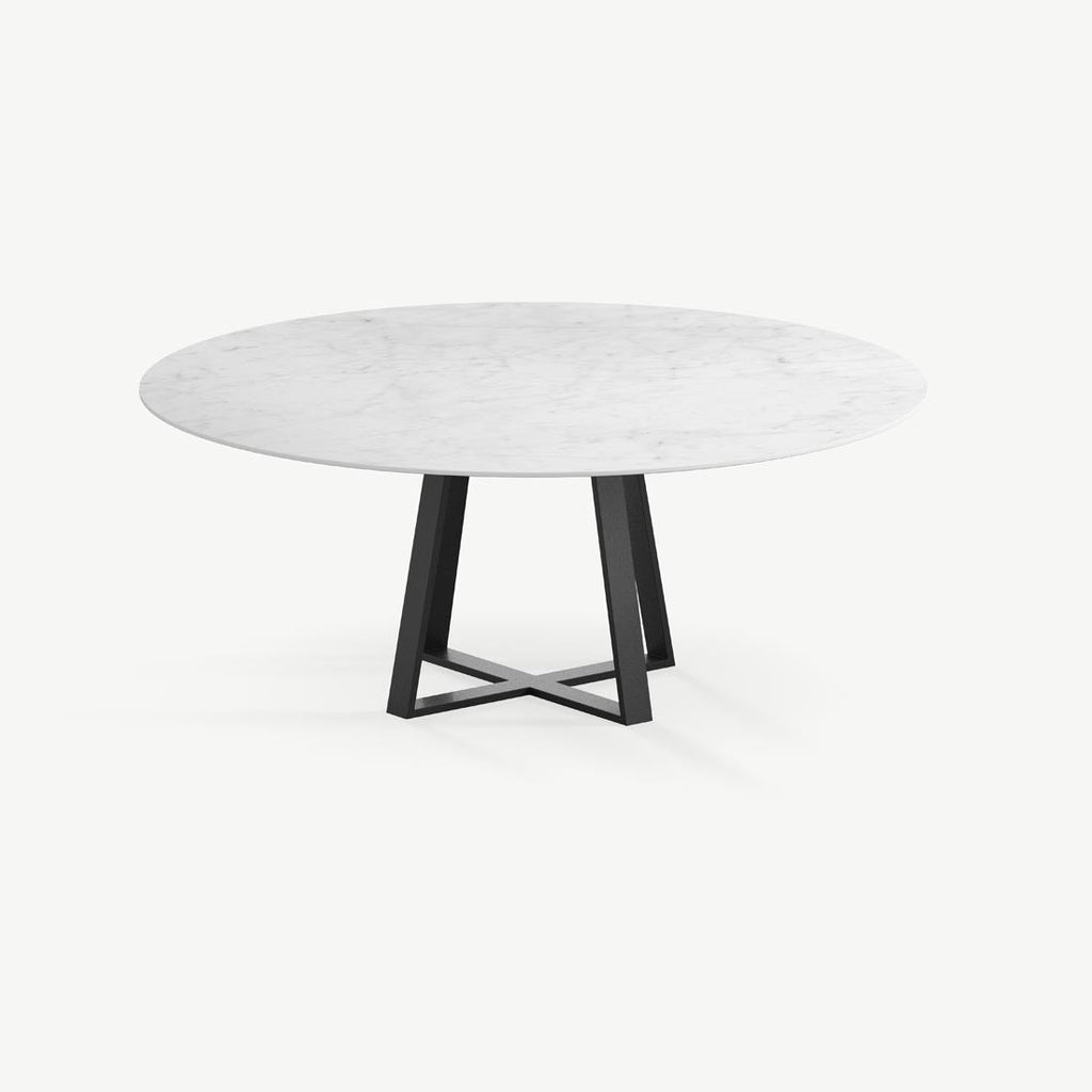 Eettafel Basiel - Ø120 cm - Carrara