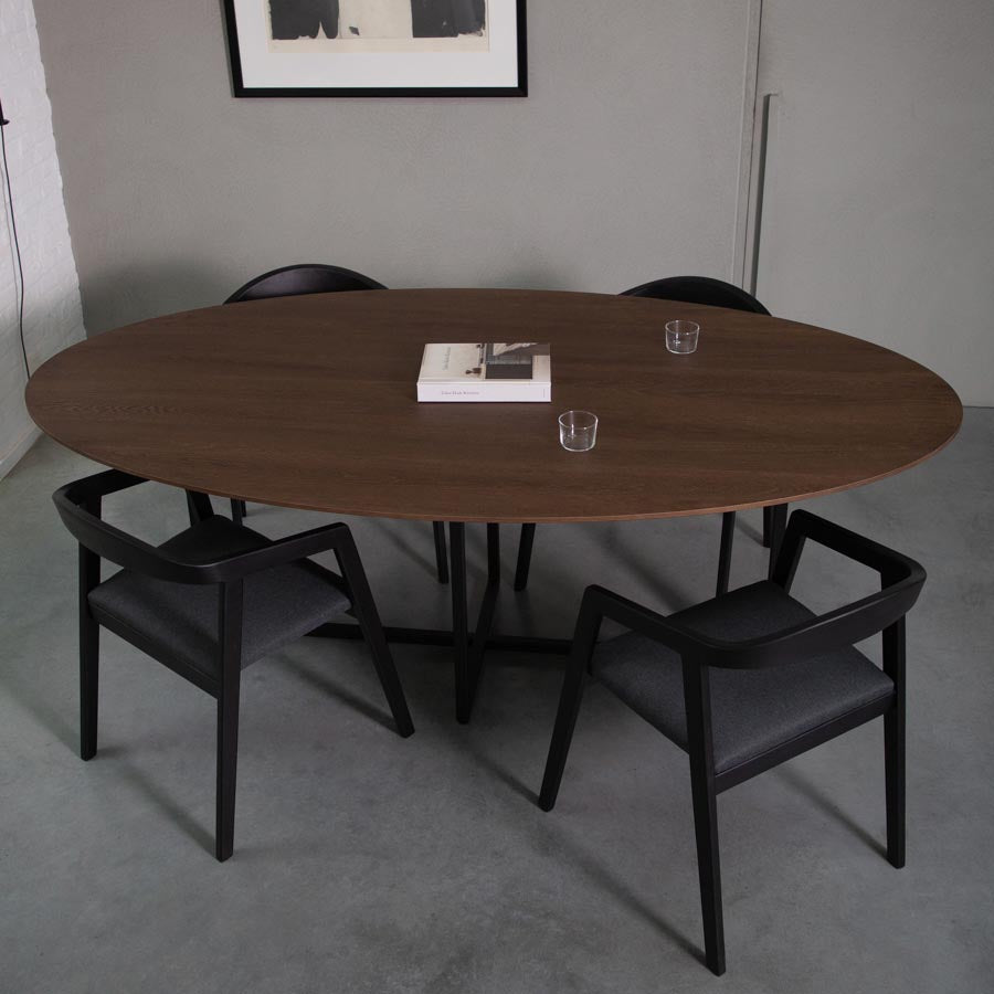 Eettafel Cyriel - 220 cm - Bruin