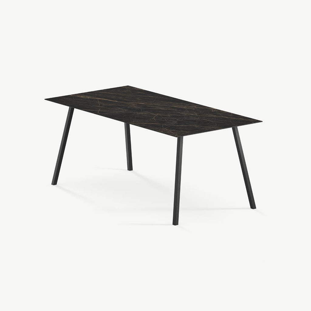 Eettafel Edith - 180 cm - Noir Désir