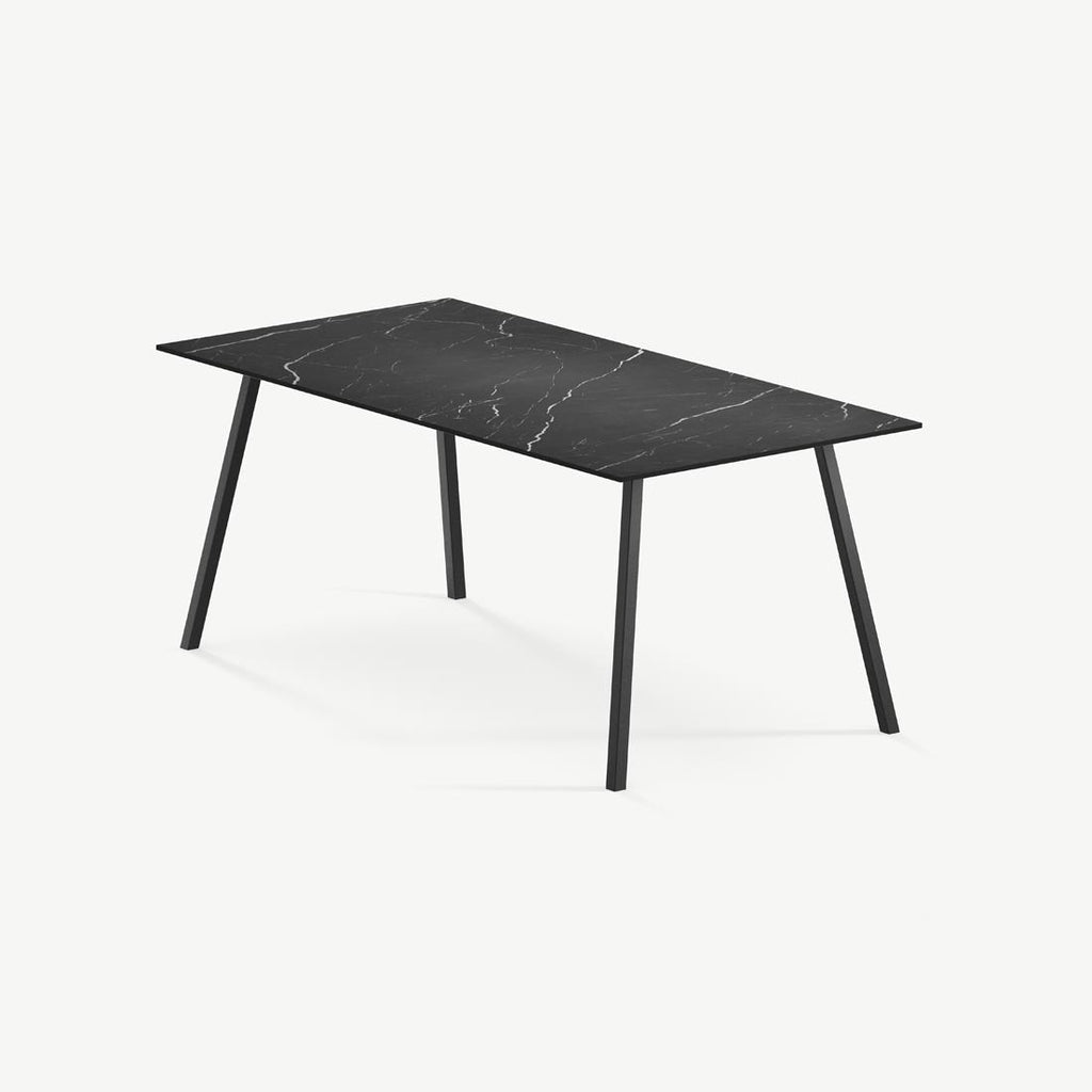 Eettafel Edith - 180 cm - Nero marquina