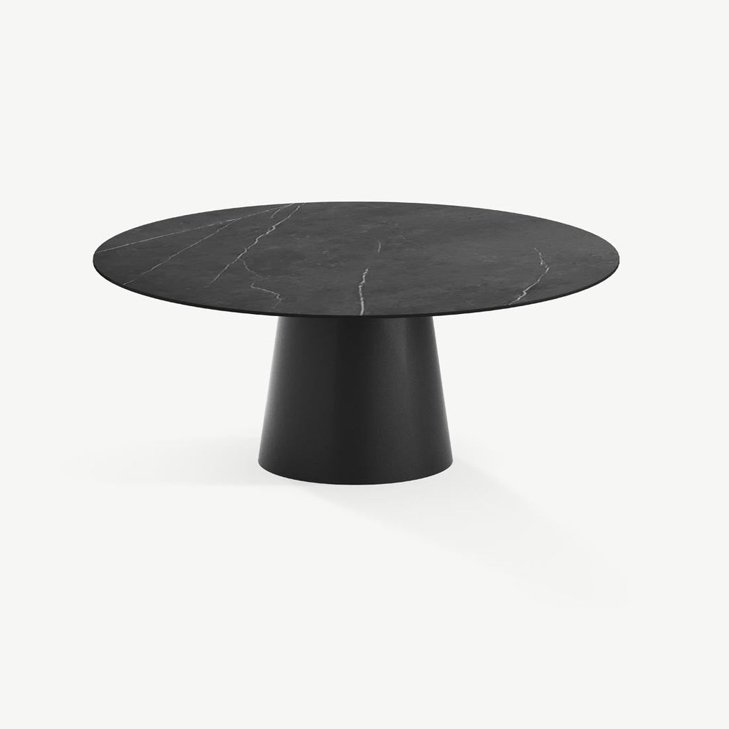 Eettafel Elza - Ø120 cm - Pietra grey