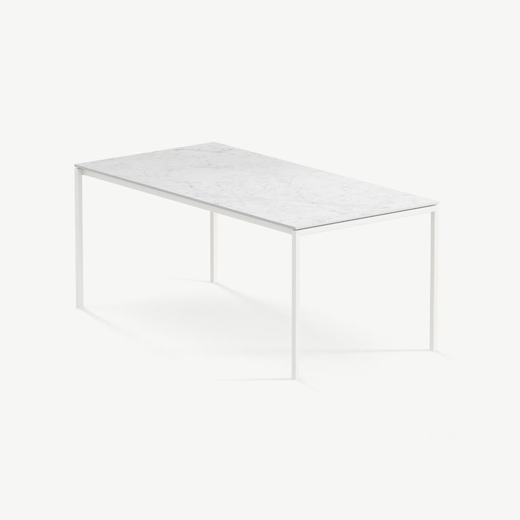 Eettafel Felix - 180 cm - Wit - Carrara