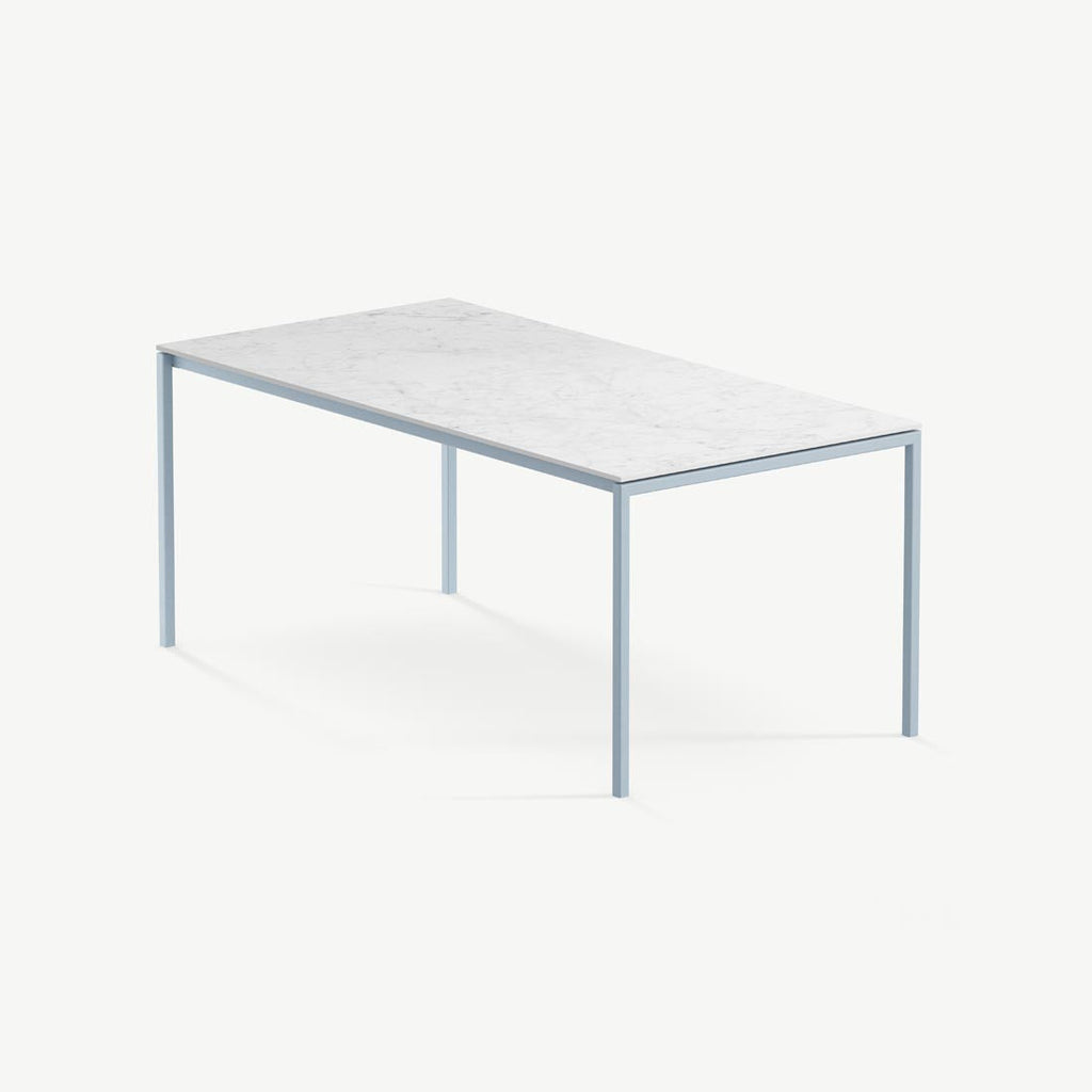 Eettafel Felix - 220 cm - Lichtgrijs - Carrara