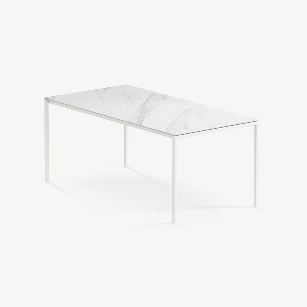 Eettafel Felix - 200 cm - Lichtgrijs - Calacatta