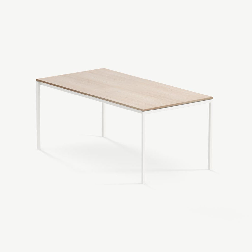 Eettafel Felix - 220 cm - Zwart - Naturel