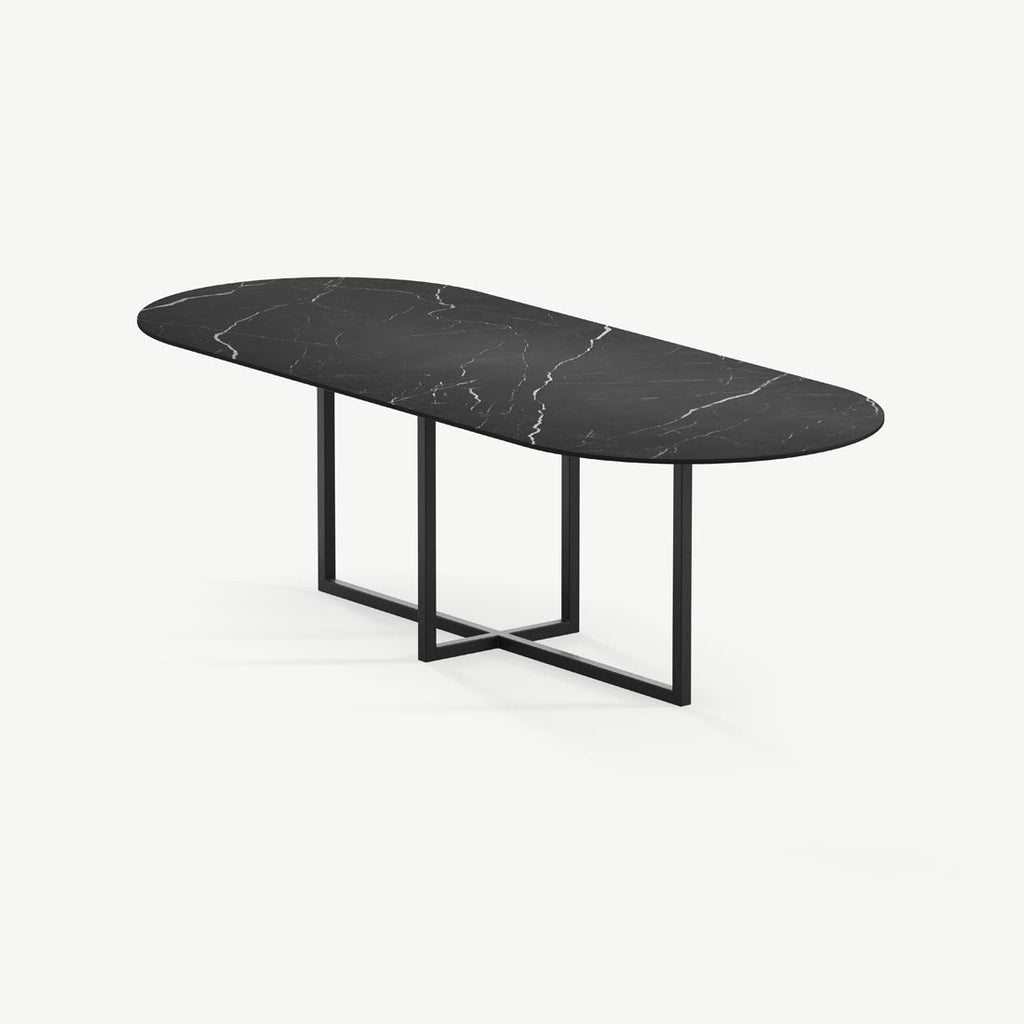 Eettafel Gustaf - 220 cm - Nero marquina