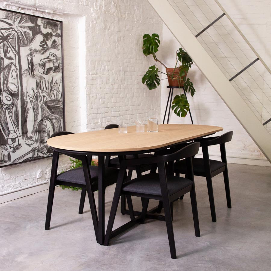 Eettafel Gustaf - 200 cm - Naturel