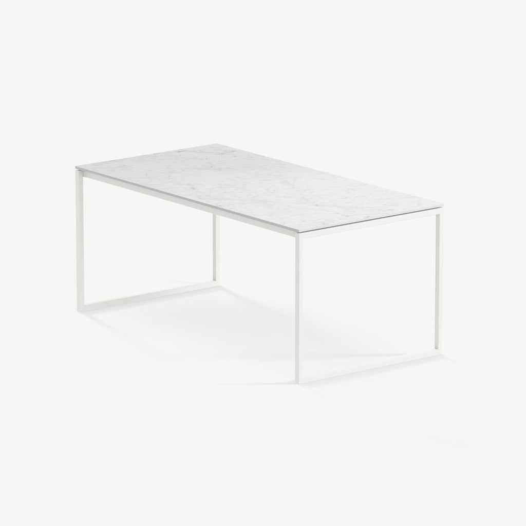 Eettafel Hugo - 200 cm - Wit - Carrara