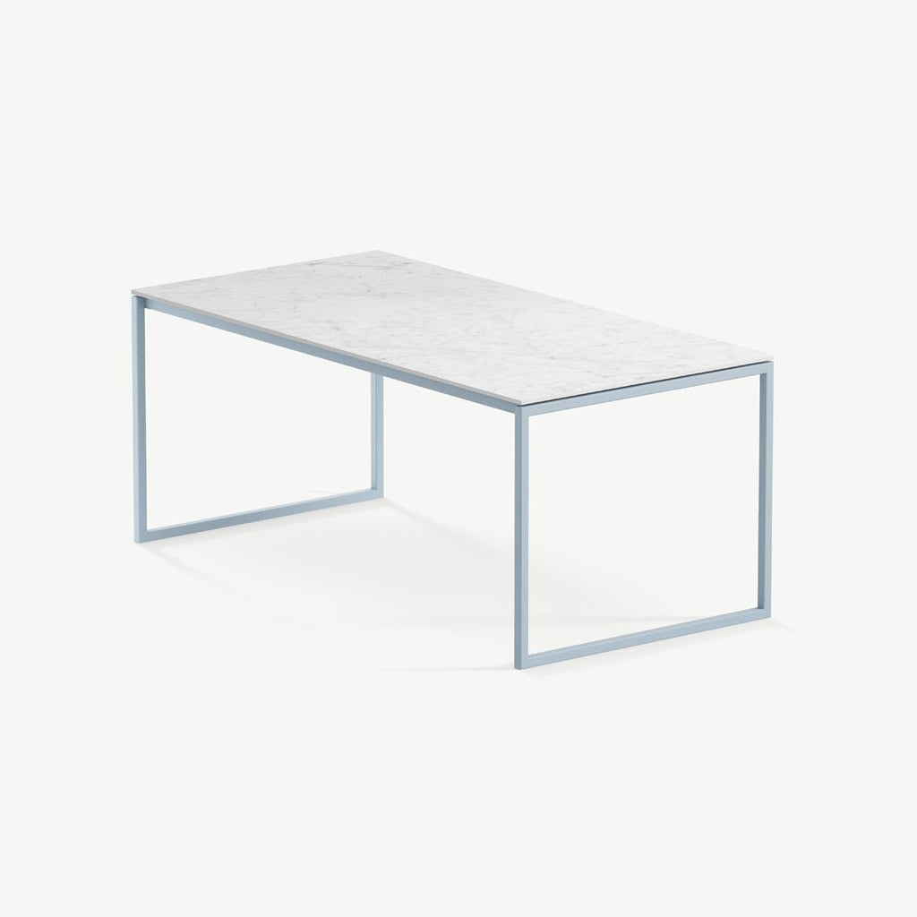 Eettafel Hugo - 180 cm - Lichtgrijs - Carrara