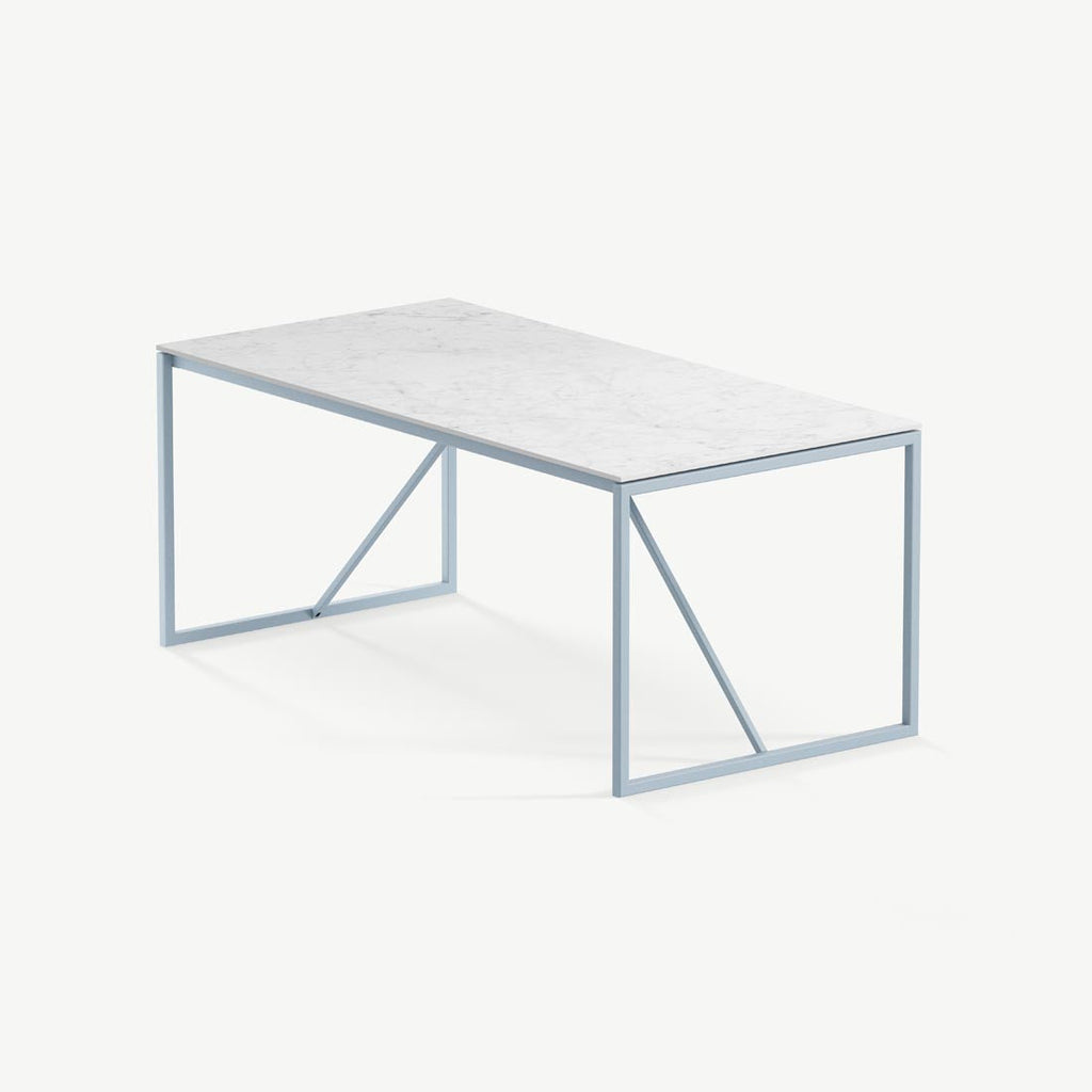 Eettafel Hugo - 260 cm - Lichtgrijs - Carrara