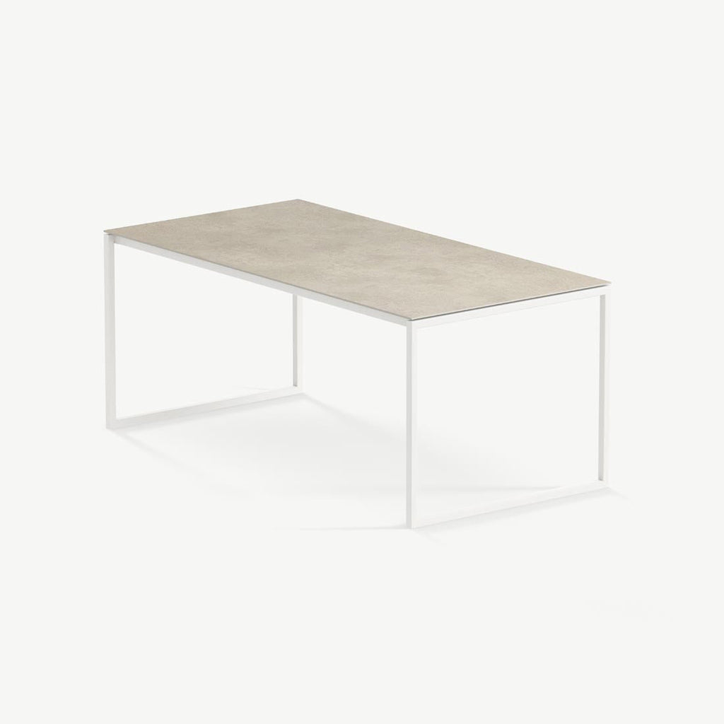 Eettafel Hugo - 200 cm - Wit - Sandstone