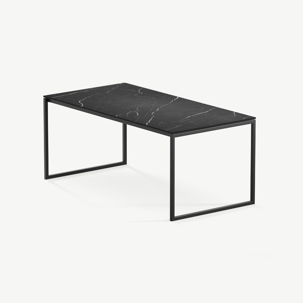 Eettafel Hugo - 180 cm - Nero marquina