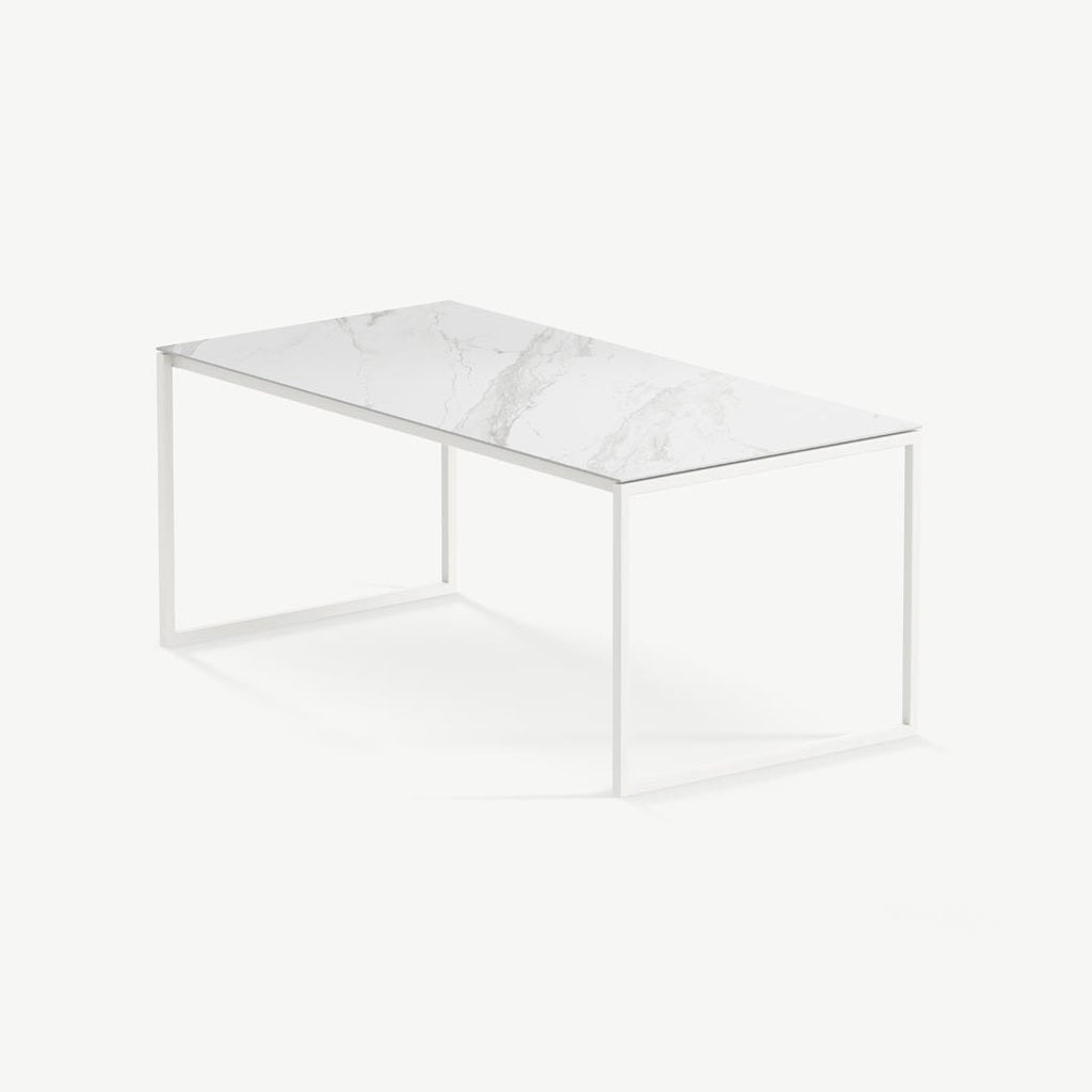 Eettafel Hugo - 180 cm - Wit - Calacatta