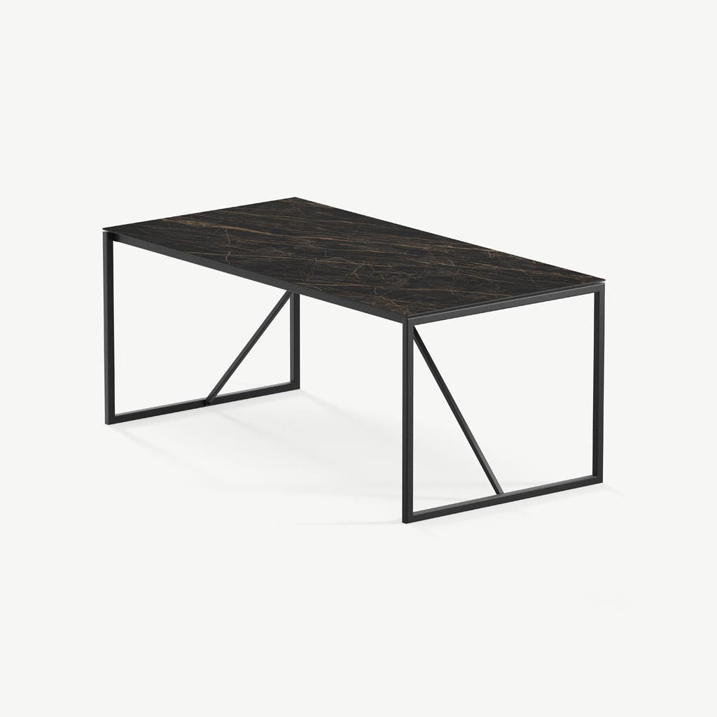 Eettafel Hugo - 300 cm - Noir Désir