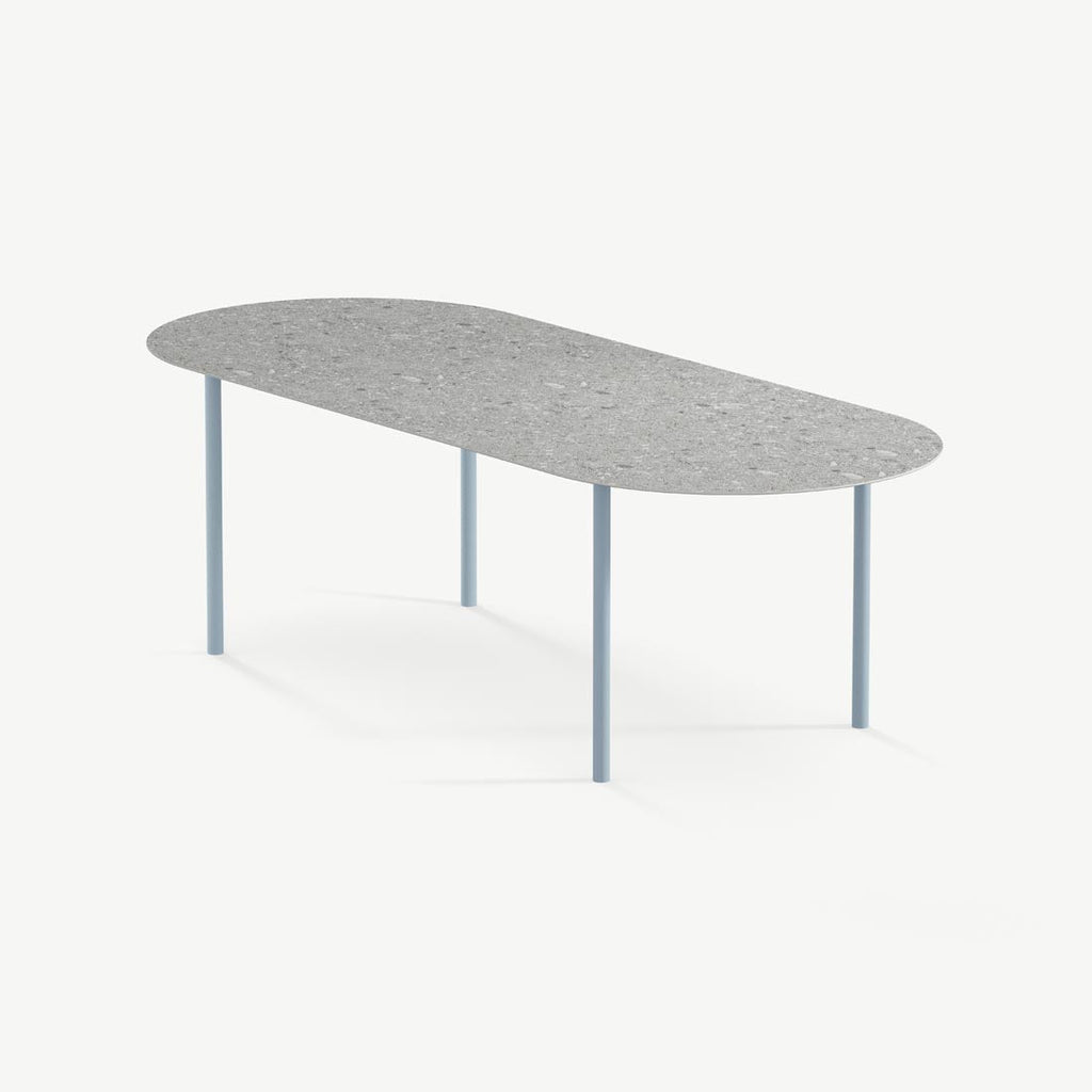 Eettafel Lewis - 180 cm - Lichtgrijs - Ceppo di Gré