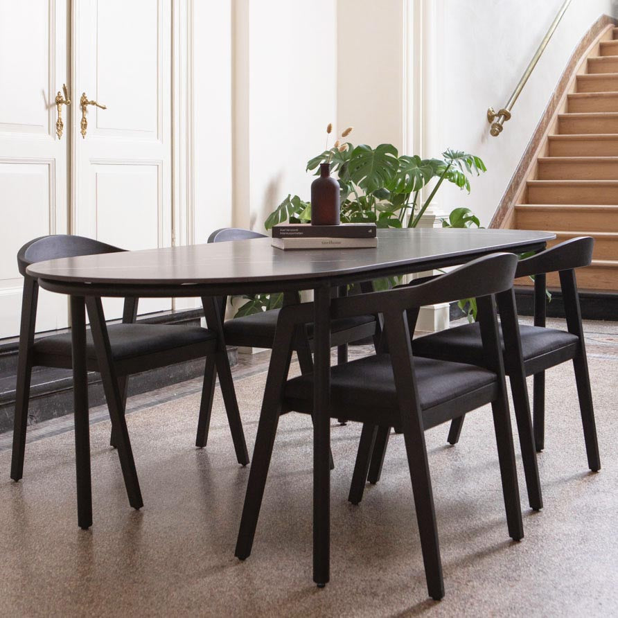 Eettafel Lewis - 280 cm - Nero Marquina