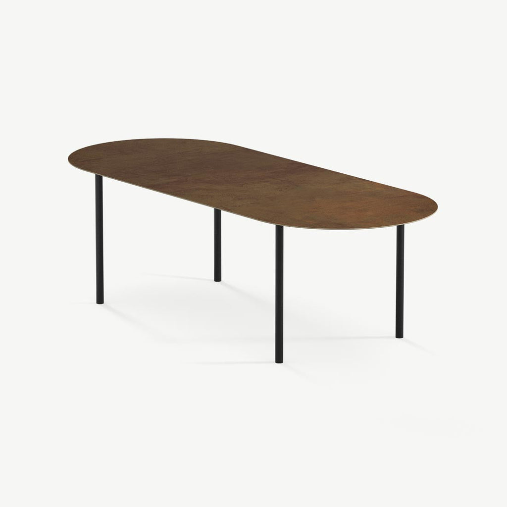 Eettafel Lewis - 180 cm - Lava Rosso